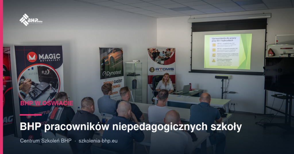 BHP pracowników niepedagogicznych szkoły: woźny, kucharka, sprzątaczka