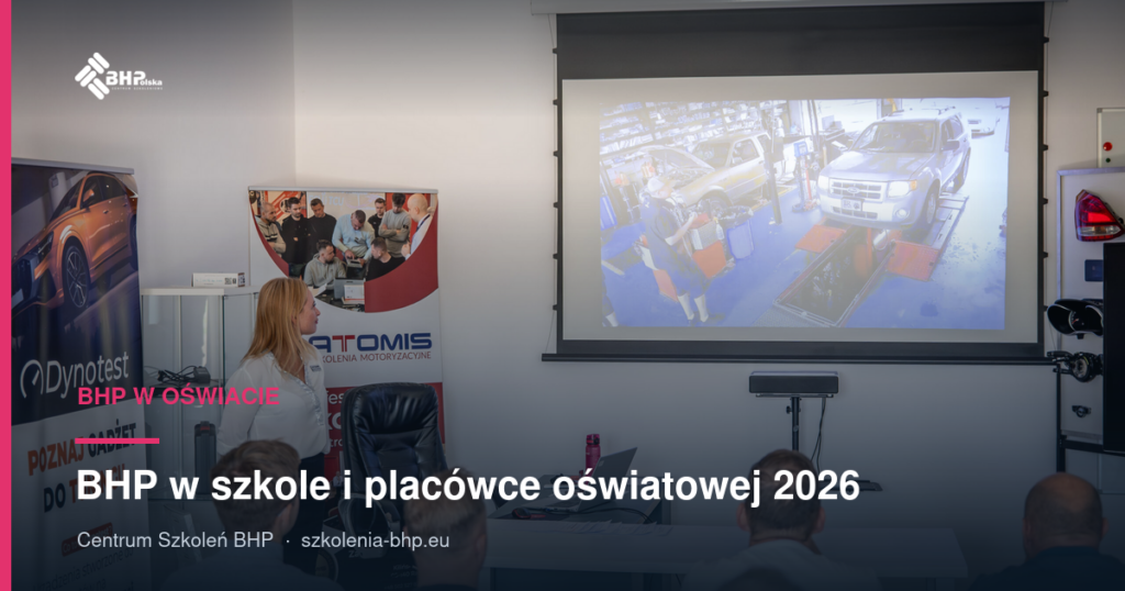 BHP w szkole i placówce oświatowej 2026: przewodnik dyrektora
