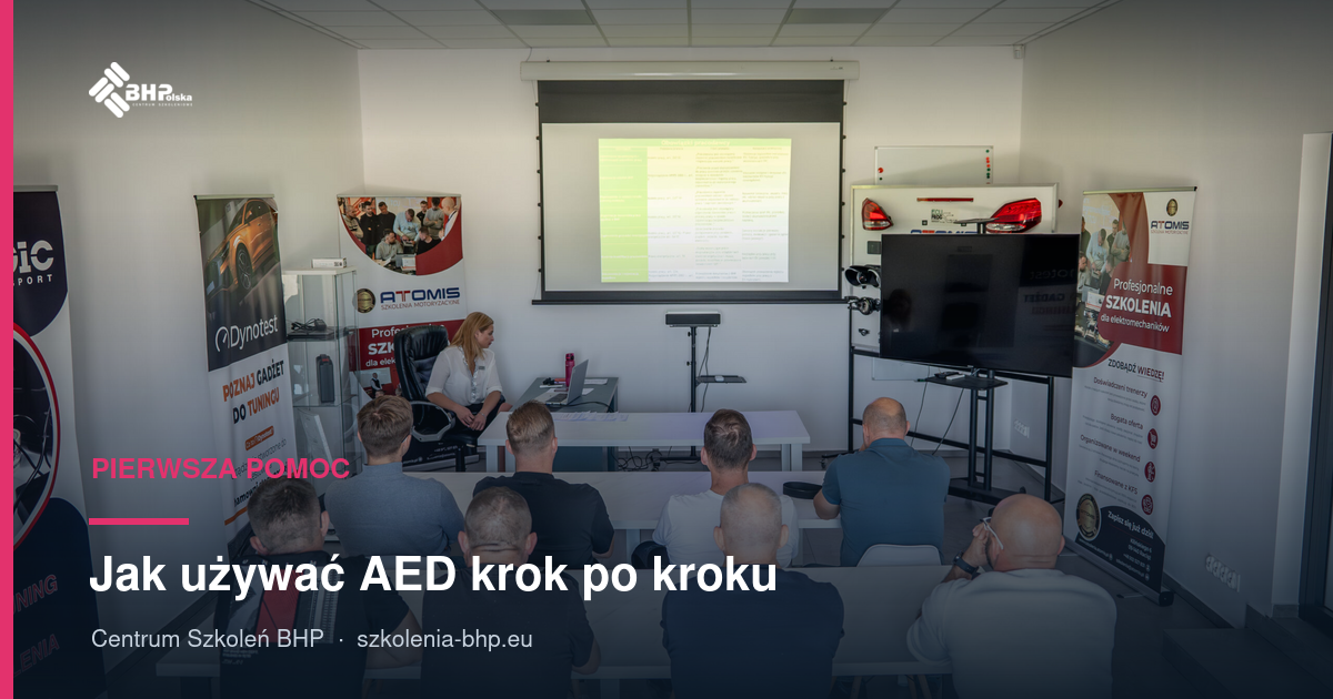 Jak używać AED krok po kroku (automatyczny defibrylator zewnętrzny)