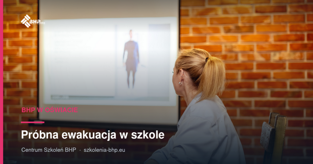 Próbna ewakuacja w szkole: ile razy w roku i kto ją prowadzi