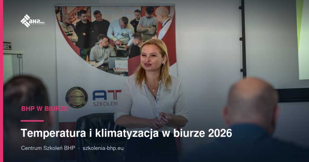 Temperatura i klimatyzacja w biurze 2026: co mówi prawo